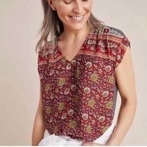 Anthropologie Tiny Calais Top Size S